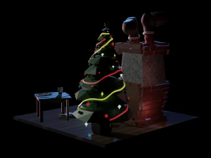 산타클로스 3D 모델