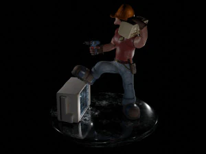 Klima montajcısı 3D Model