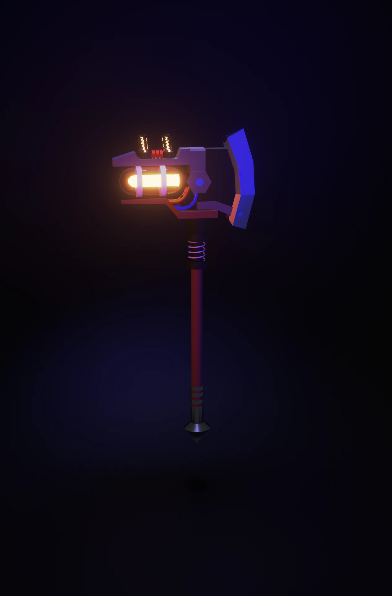Light axe 3D Model .c4d .max .obj .3ds .fbx .stl .blend 