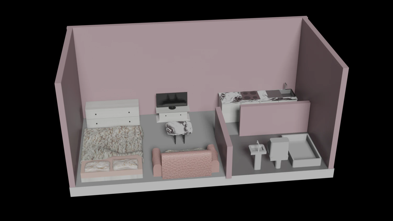 Studio 3D Model .c4d .max .obj .3ds .fbx .stl .blend 
