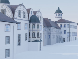 3d church-castel building collection pack Modelo 3D