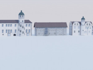 3d church-castel building collection pack 3D Model