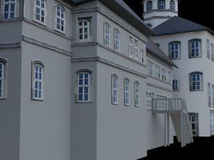 3d church-castel building collection pack 3D Model
