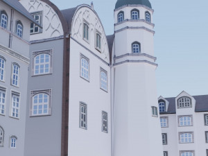 3d church-castel building collection pack 3D Model