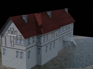 3d church-castel building collection pack 3D Model