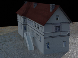 3d church-castel building collection pack 3D Model