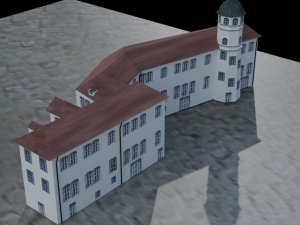3d church-castel building collection pack 3D Model