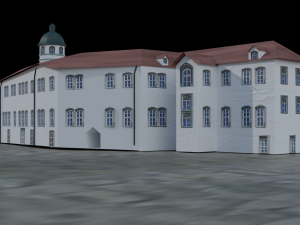 3d church-castel building collection pack 3D Model