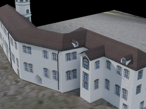 3d church-castel building collection pack 3D Model