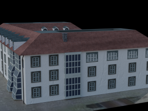 3d church-castel building collection pack 3D Model