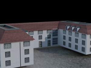 3d church-castel building collection pack 3D Model