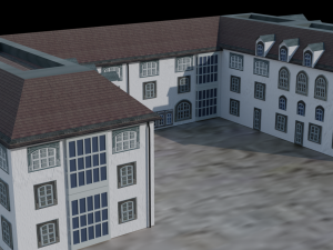 3d church-castel building collection pack 3D Model