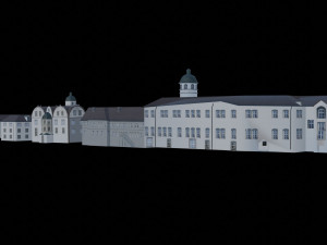 3d church-castel building collection pack 3D Model