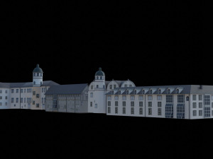 3d church-castel building collection pack 3D Model