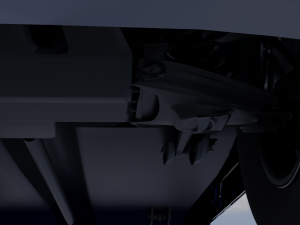 3d rigged car 3D Model