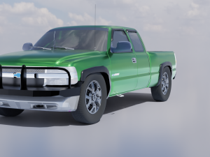 3d rigged car 3D Model