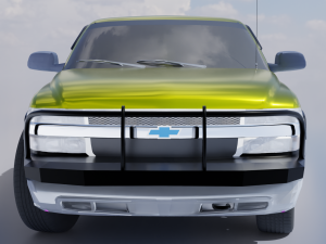 3d rigged car 3D Model