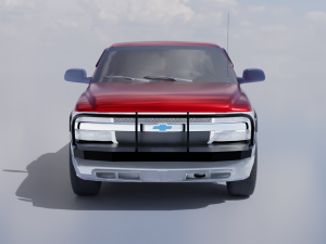 3d rigged car 3D Model