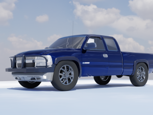 3d rigged car 3Dモデル