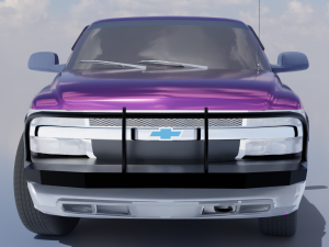 3d rigged car 3D Model