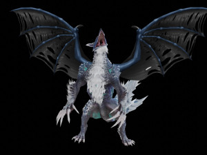 3d monster lunagaron Modelo 3D