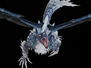 3d monster lunagaron Modelo 3D