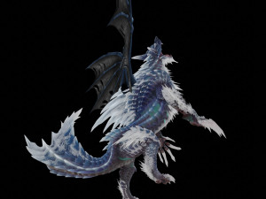 3d monster lunagaron Modelo 3D