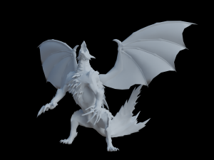 3d monster lunagaron Modelo 3D