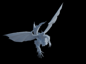 3d monster lunagaron Modelo 3D