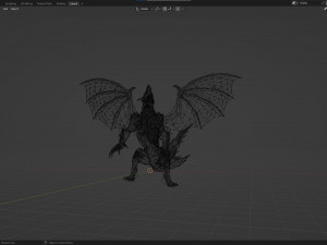 3d monster lunagaron Modelo 3D