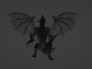 3d monster lunagaron Modelo 3D