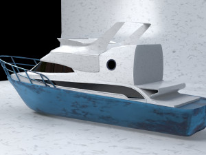 Boat 3D 3D Модель