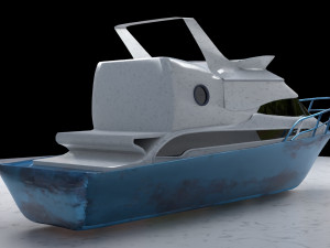 Boat 3D 3D Модель