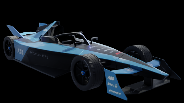 Formula 1 car Model 3D .c4d .max .obj .3ds .fbx .stl .blend 