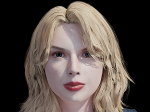 Singing laidy Model 3D