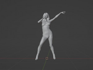 Singing laidy Model 3D