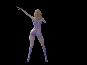 Singing laidy Model 3D