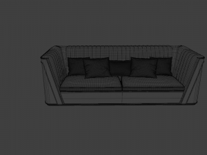 Royal Comfort Haven Sofa 3D 模型