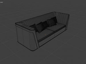 Royal Comfort Haven Sofa 3D 模型