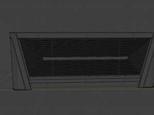 Golden Executive Desk Elegance 3D Model