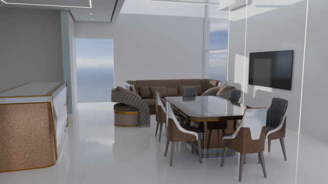 Royal Luxe Living Collection 3D Model .c4d .max .obj .3ds .fbx .stl .blend 