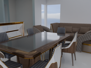 Royal Luxe Living Collection 3D Model