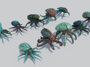 BioLume OctoPack Deep Sea Delights 3D मॉडल