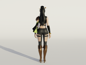 Venusian Visions Exquisite 3D Female Model Model 3D