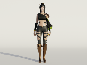 Venusian Visions Exquisite 3D Female Model Model 3D