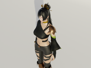 Venusian Visions Exquisite 3D Female Model Model 3D