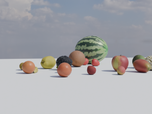 Fruitful Delights 3D Collection 3Dモデル
