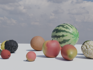 Fruitful Delights 3D Collection 3Dモデル