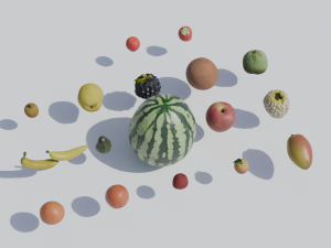 Fruitful Delights 3D Collection 3Dモデル