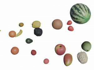 Fruitful Delights 3D Collection 3Dモデル